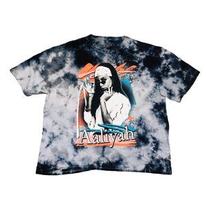 Urban Outfitters‎ Aaliyah Official Merch Tie Dye Oversized T Shirt L NEW